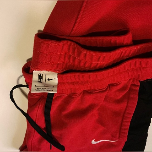Nike Vintage NBA CHICAGO BULLS Red/Black Authentic Showtime pants, L - Picture 8 of 8